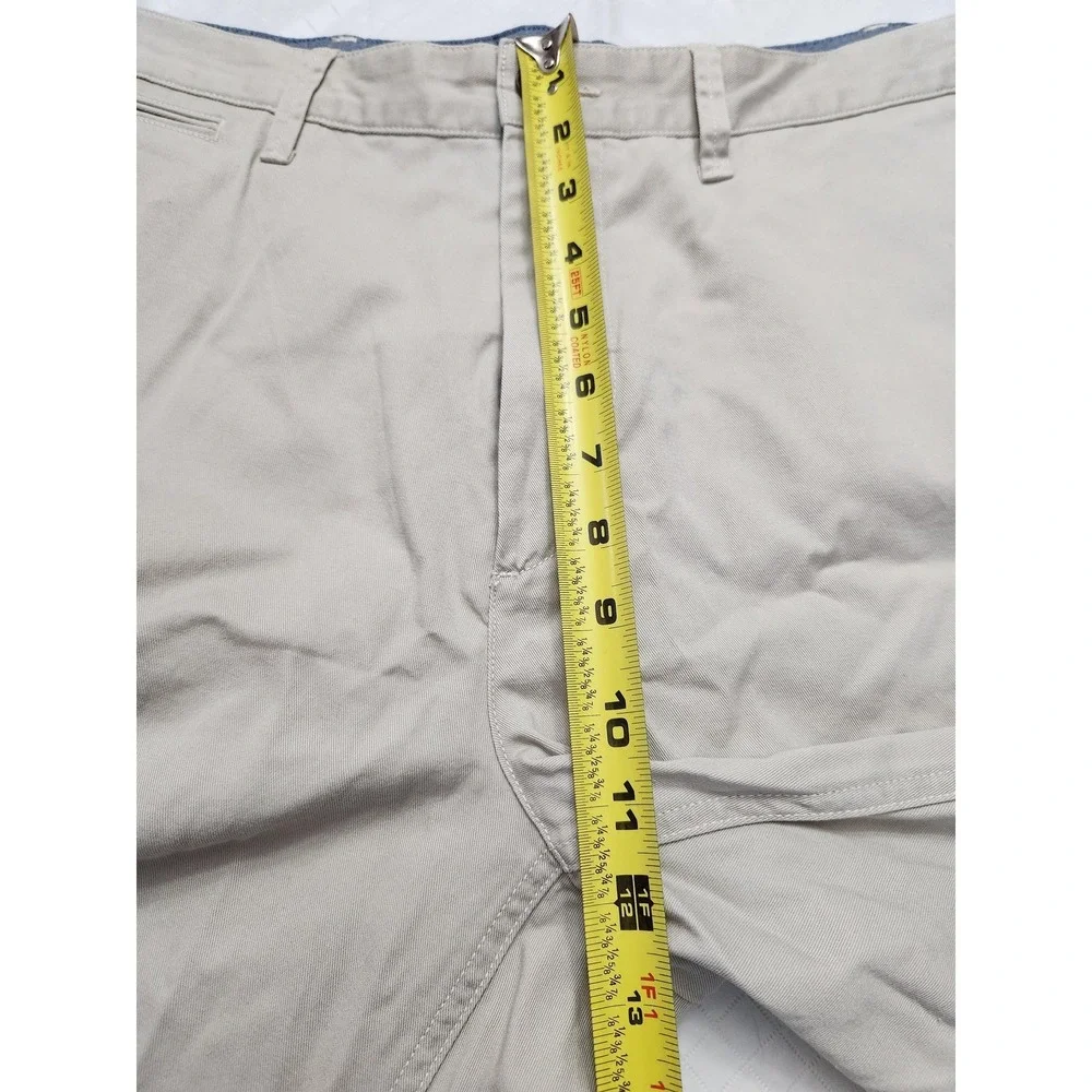 Polo Ralph Lauren Shorts Mens 38 Beige Relaxed Fit Chino 10 Inseam Cotton